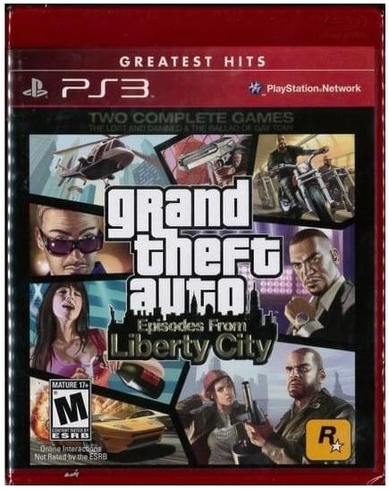Rockstar Grand Theft Auto GTA Episodes From Liberty City Greatest Hits PS3 Playstation 3 Game